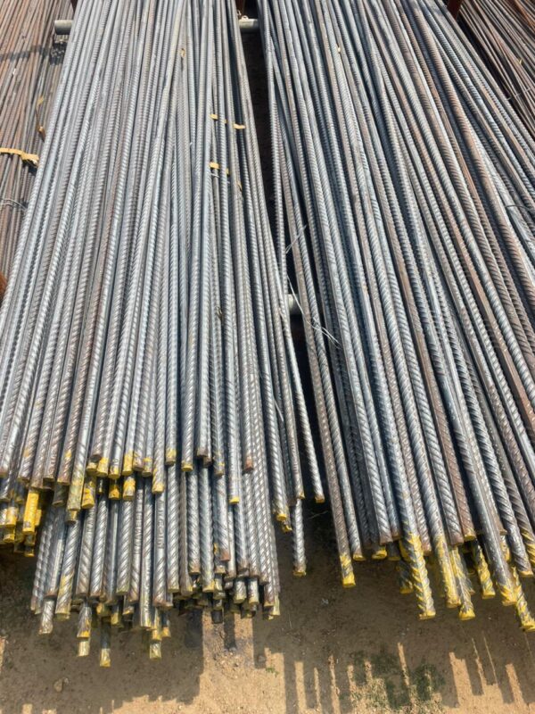 TMT Steel Rebar - Fe 500 Grade (Rebar Cutting and Bending Free of Cost Except Rings Making - Minimum Order One Ton)